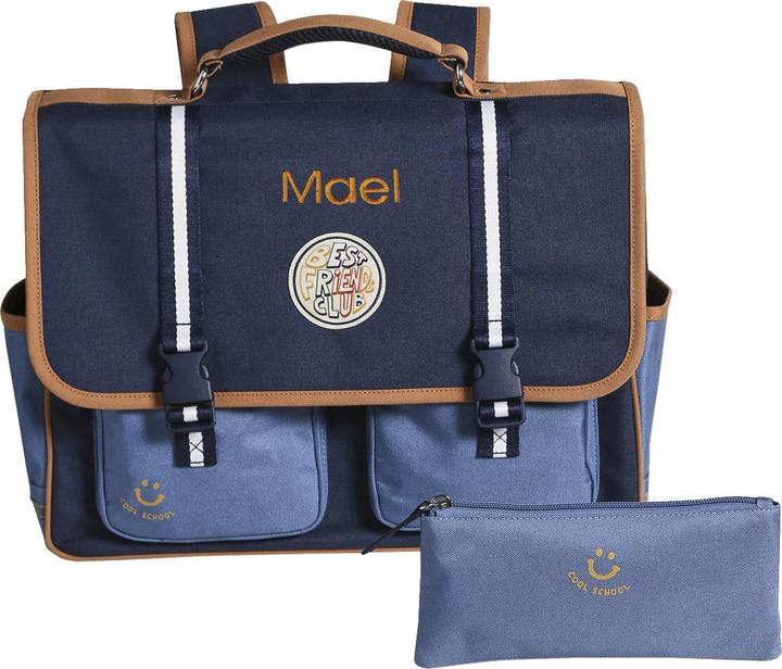 Produktbild Vertbaudet Jungen-Set: Schultasche & Federmappe COOL SCHOOL