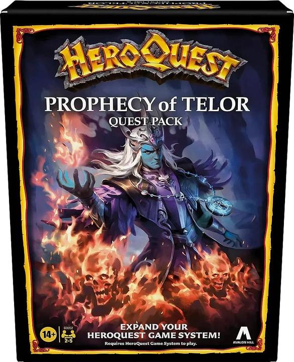 Productafbeelding Hasbro HeroQuest bordspel uitbreiding Prophecy of Telor avonturenpakket *Engelse versie* (Engels, 2 - 5 Spelers)