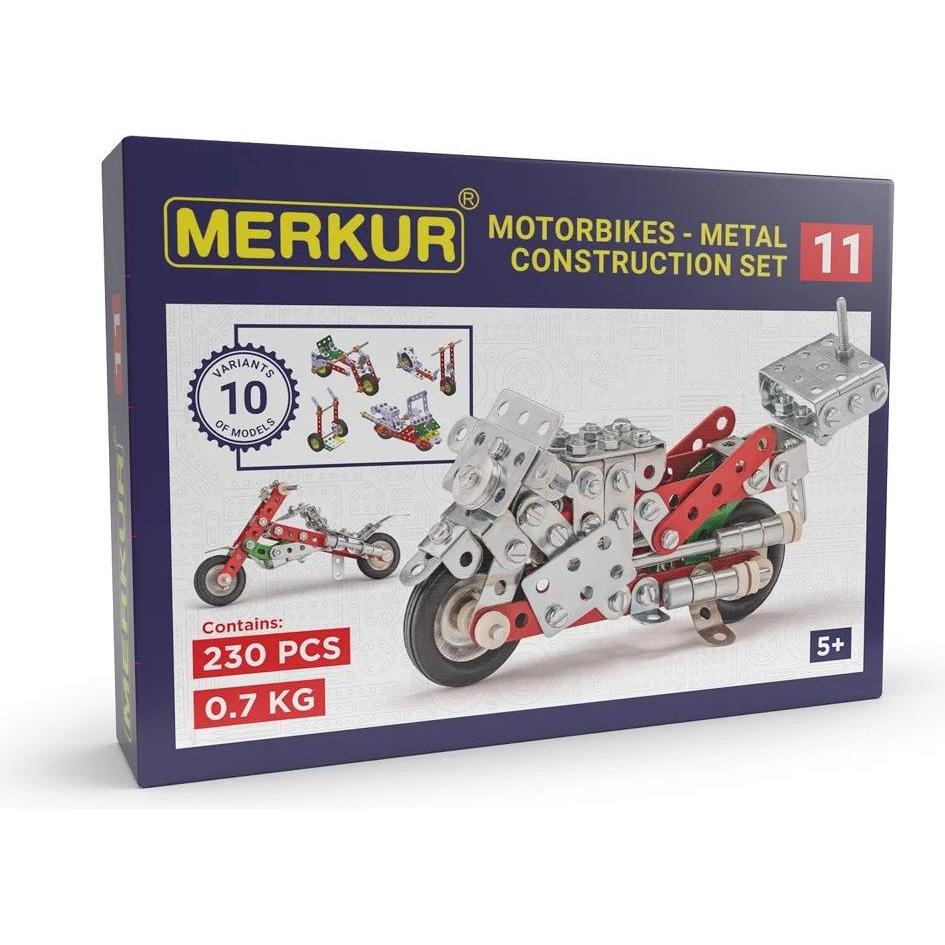 Merkur 011 Motorcycle, 230 Teile, 10 Modelle
