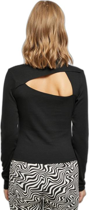 Actual product image Urban Classics Ladies Rib Back Cut Out Longsleeve (S)