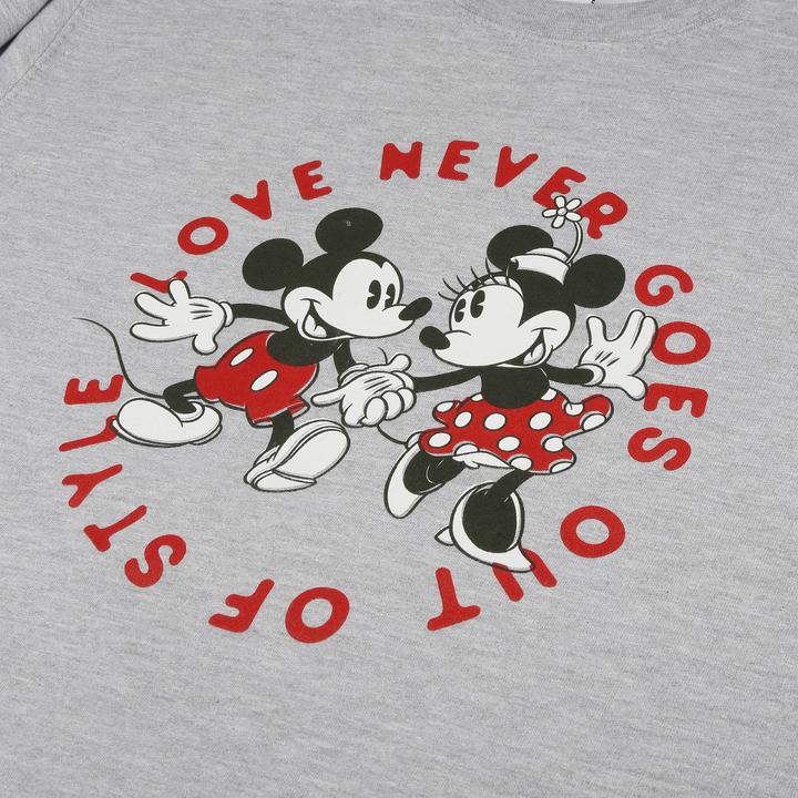 Produktbild Disney Liebe geht nie aus der Mode Sweatshirt mit Rundhalsausschnitt (S)