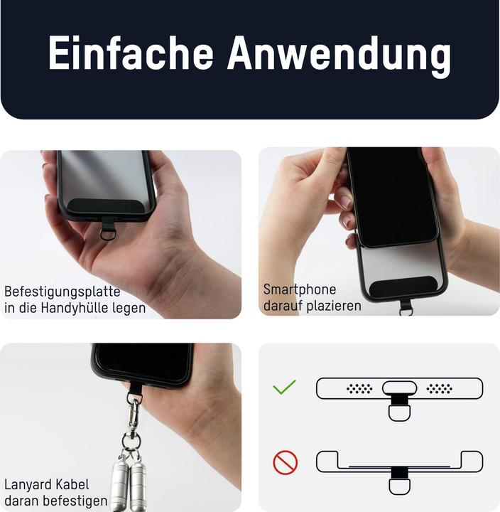 Actual product image Ansmann Lanyard Kabel USB Typ-C zu USB Typ-C 120cm / blau (1.20 m, 60 W)