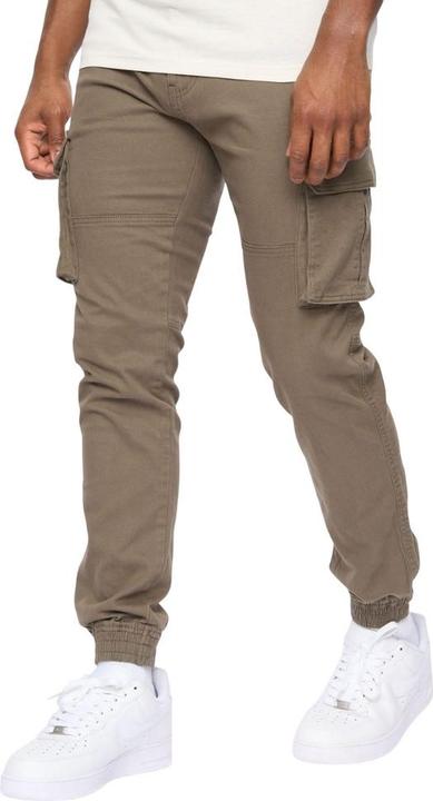 Actual product image Crosshatch Mens Frentons Leather Patch Cargo Trousers (Frequency band 38 (2600 MHz))