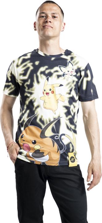 Immagine prodotto Difuzed Pokémon - Maglietta a maniche corte Pikachu Lightning Digital AOP - M (M)