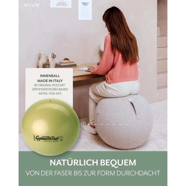 Actual product image Vluv Sitzball Bol Linen, Ø 60-65 cm (65 cm)