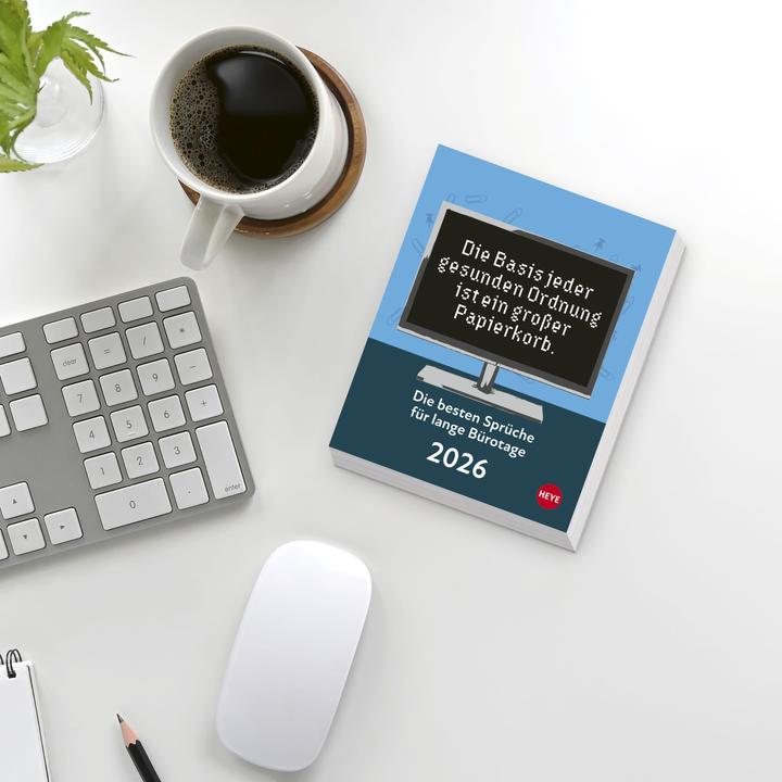 Actual product image Die besten Sprüche für lange Bürotage Tagesabreisskalender 2026 (11 x 14 cm)