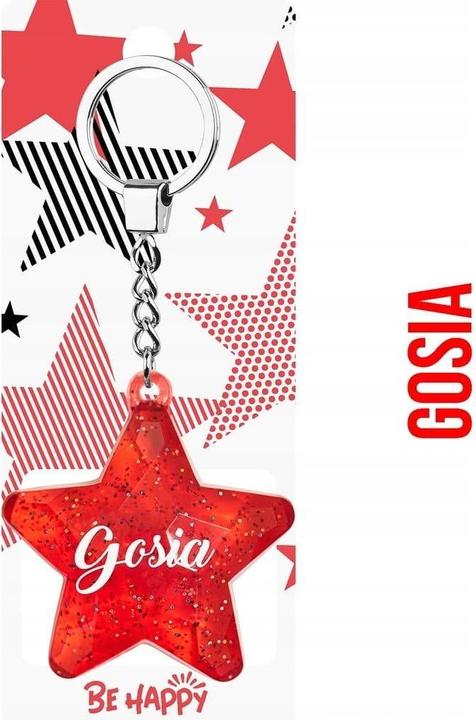 Actual product image Gosias Stern-Schlüsselanhänger
