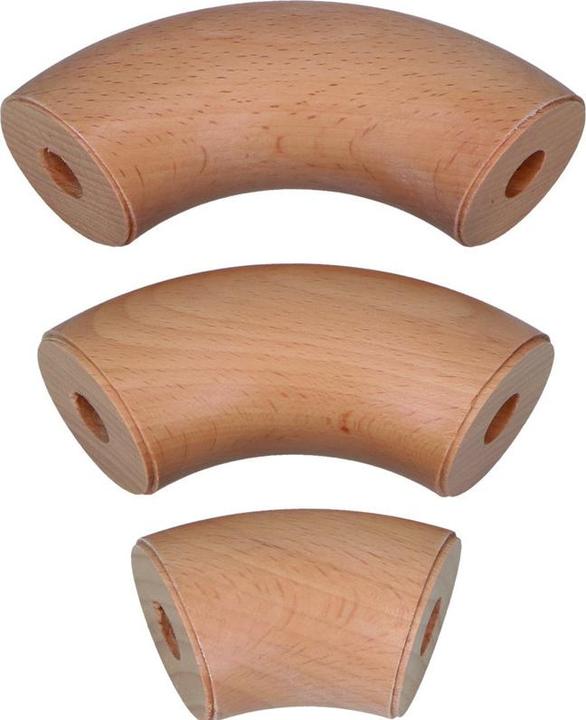Actual product image OK-Line Handlaufbogen Buche ged., Ø 42mm (Lacquered wood)