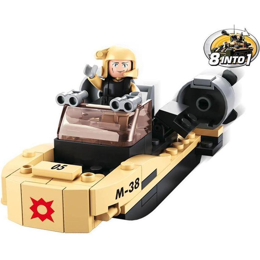 Sluban SL08278 - Mini-Bauset Sturmboot (SL08278)