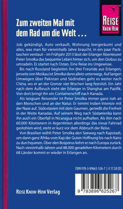Produktbild Rad ab 2 - Zum zweiten Mal mit dem Rad um die Welt Vier Jahre, 68 Länder und 88.000 Kilometer (Deutsch, Peter Smolka, 2018)