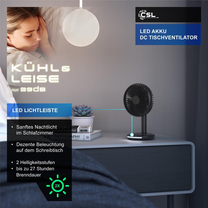 Produktbild CSL USB Mini Desk Fan (46.50 dB)