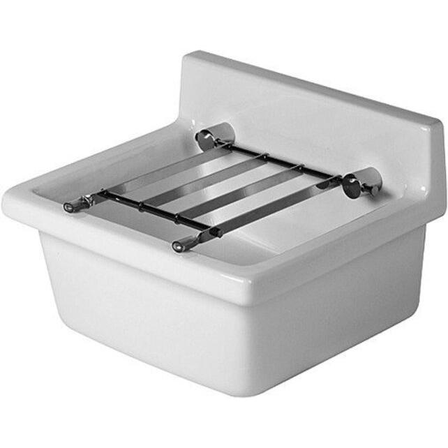 Duravit, Waschbecken, Ausgussbecken STARCK 3 o ÜL HLB 480x425mm ohne Hahnloch weiss WG (425 mm, 480 mm)
