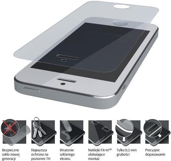 Actual product image 3MK FlexibleGlass screen protector, display film (1 Piece, Samsung Galaxy Xcover 4s)