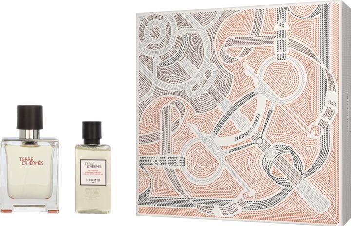 Actual product image Hermès Terre d' Gift Set Terre d' EdT 50 ml + Shower Gel 40 ml / 1 pc. (Perfume set)