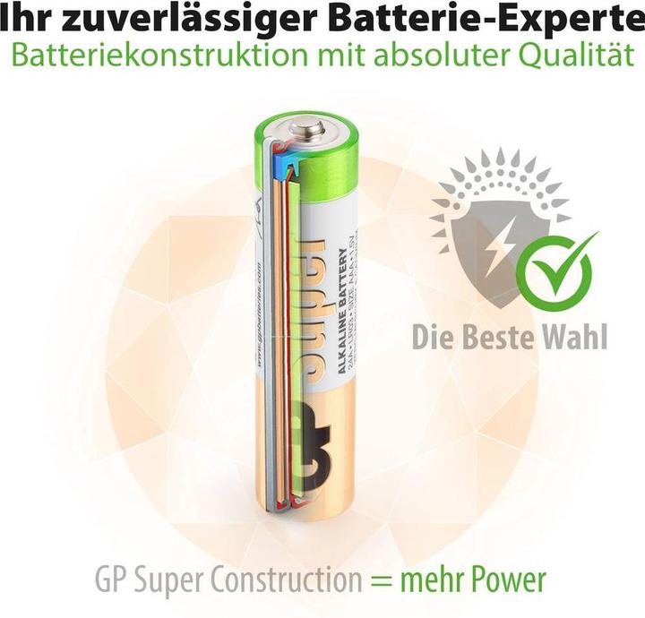 Actual product image GP Batteries Super Alkaline (40 pcs., AAA)