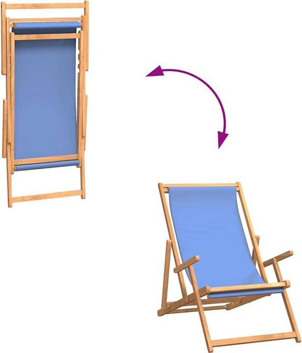 Produktbild vidaXL Strandstuhl