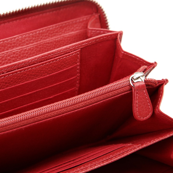 Actual product image Bugatti Long Wallet Linda Zip Around Wallet