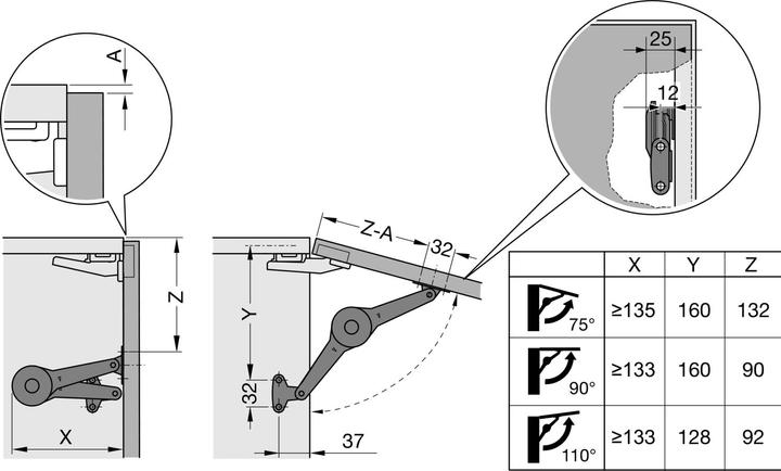 Produktbild Peka Metall Bremsklappenstütze/-halter duo standard