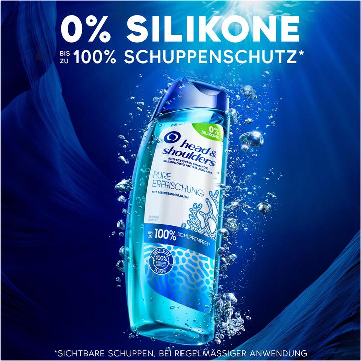 Actual product image Head & Shoulders Pure Erfrischung (250 ml, Liquid shampoo)