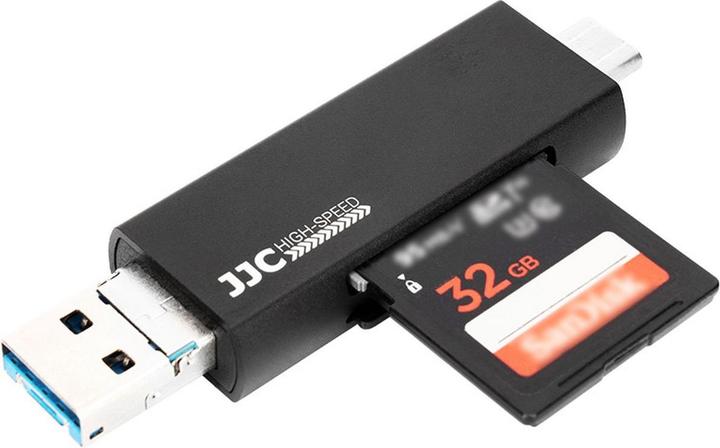 Produktbild JJC CR UTC3II Memory Card Reader Gray (USB 3.2 Gen 2)