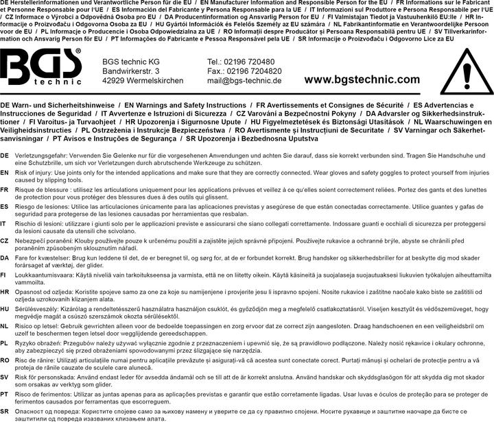 Actual product image BGS Impact Ball Joint 10 mm (3/8") (10 mm)