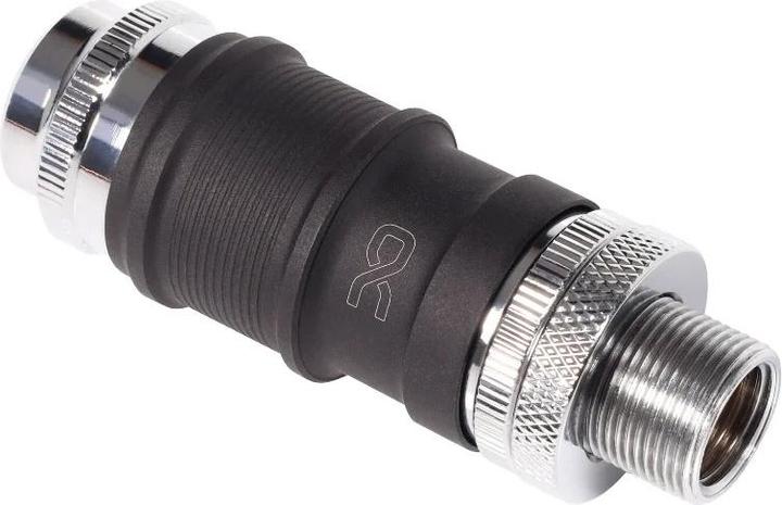 Actual product image Alphacool ANK ES quick-release fastener BLH1A PushIn Set IG-IG with bulkhead fitting