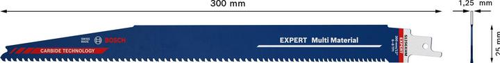 Produktbild Bosch Professional Zubehör EXPERT ‘Multi Material’ S 1256 XHM Säbelsägeblatt, 10 Stück