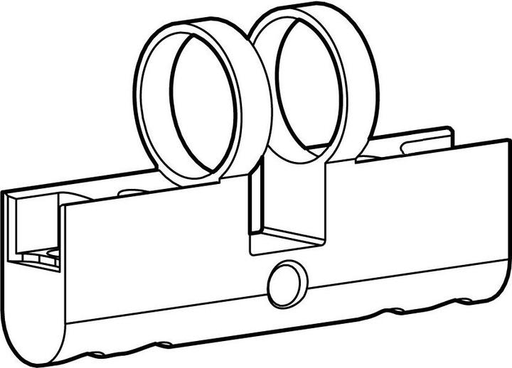 Kaba Gehäuse Doppelzylinder PZ/Euro Modular Typ 2115-1