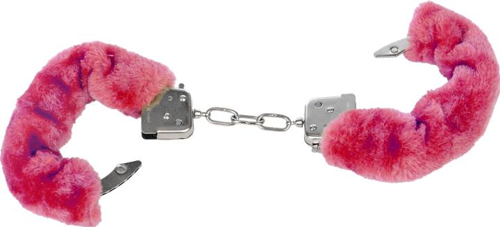 Actual product image Rimba Police Handcuffs with Faux Fur
