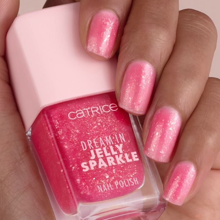 Actual product image Catrice Dream In Jelly Sparkle Nail Polish 030 Sweet Jellousy (030 Sweet Jellousy, Colour paint)