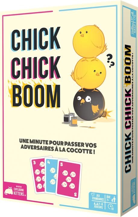 Actual product image Exploding Kittens Chick Chick Boom (French)
