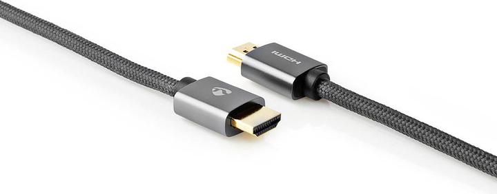 Produktbild Nedis High Speed??HDMI T Kabel mit Ethernet HDMIT Stecker HDMIT Stecker 4K@60Hz ARC 18 Gbps 2.00 m (2 m)