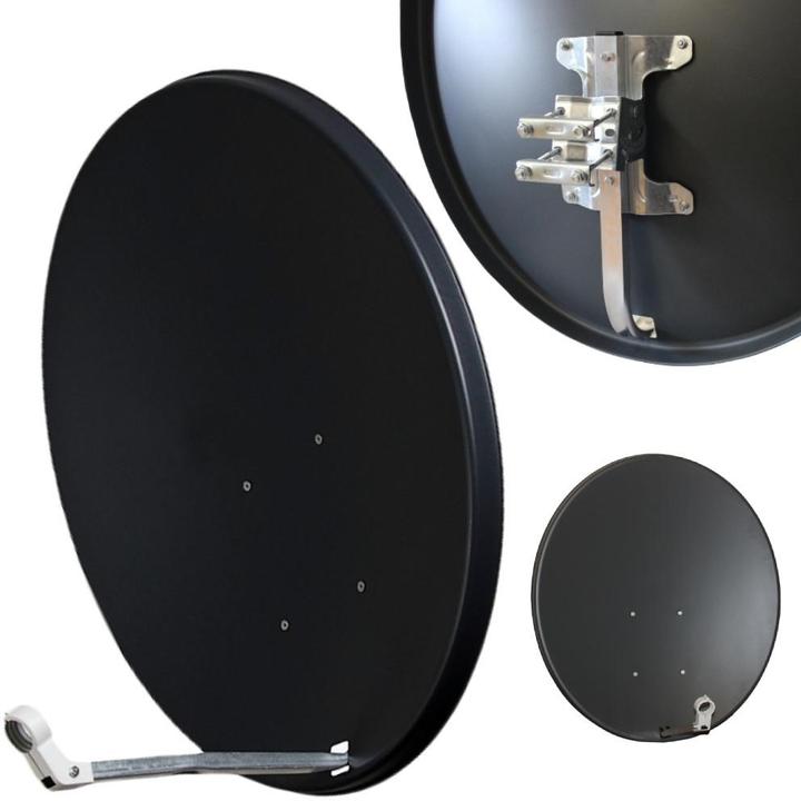 Actual product image Corab ANTENNA 90 CM GRAPHITE STANDARD (COR-900SAE-C) - Satellite (Parabolic antenna, 75 dB, DVB-T / -T2)