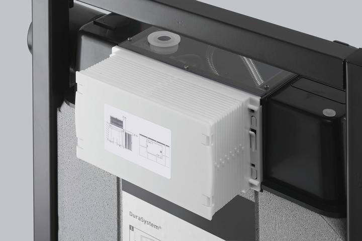 Produktbild Duravit Wand-WC-Element DURASYSTEM 500x1148mm, Geruchsabsaugung, Trockenbau