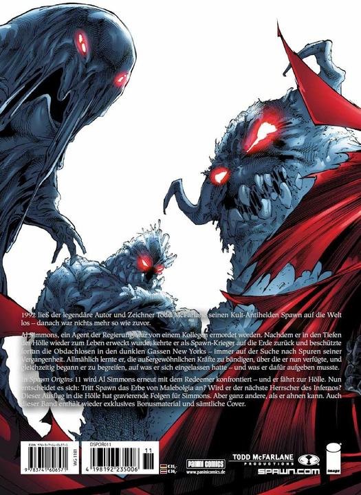 Produktbild Panini Spawn Origins Collection (Deutsch, Todd McFarlane, 2018)
