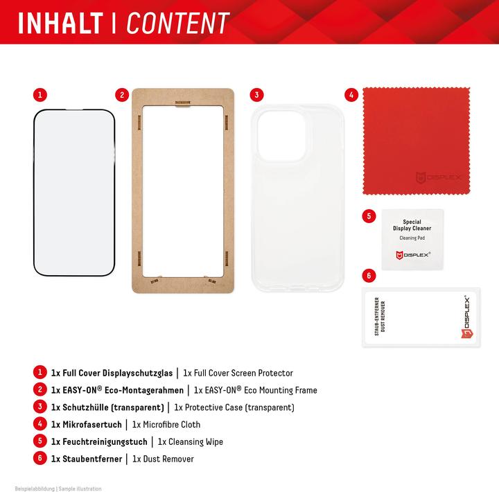 Produktbild Displex Real Glass, Full Cover Panzerglas + Handyhülle (1 Stück, Samsung Galaxy S24 Ultra)