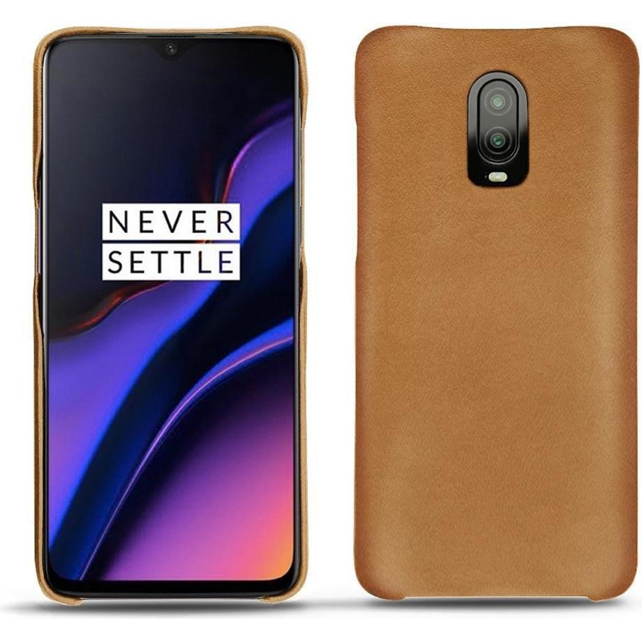 Thumbnail - Noreve Lederschutzhülle (OnePlus 6T), Smartphone Hülle, Braun