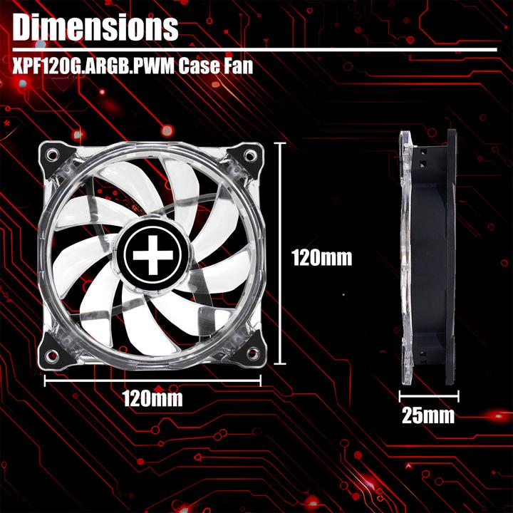 Produktbild Xilence XPF120G.ARGB.PWM (120 mm, 1 x)