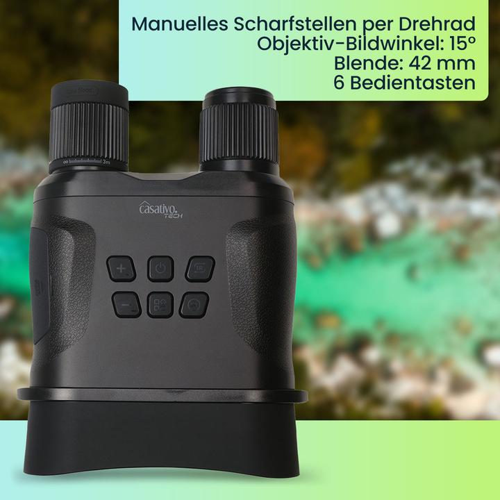 Actual product image Casativo Binoculars with night vision & HD video function, 850m range