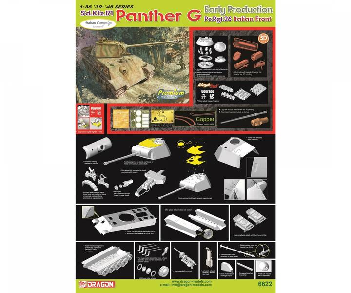 Produktbild 1:35 Sd.Kfz.171PantherG EarlyProd.Italia