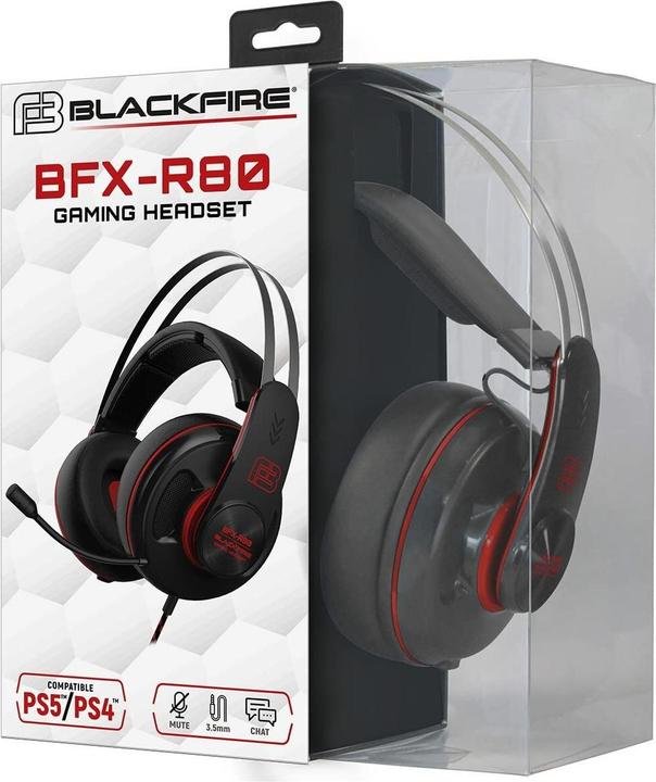 Actual product image Ardistel BLACKFIRE® Wired Gaming Headset BFX-R80 for PS5™ & PS4™