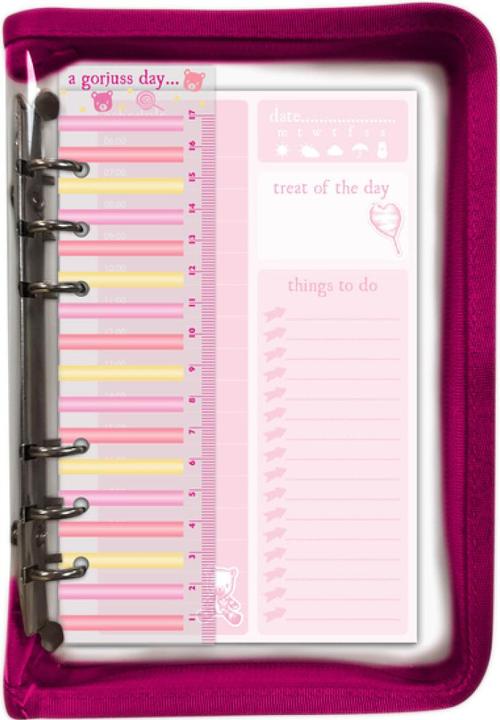 Actual product image Santoro Rinkiny's SCHOOL SUPPLY ORGANISER - GORJUSS - FIREWORK