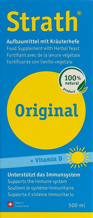 Energy Label Strath Original + Vitamin D 500 ml (1 pcs., Liquid, 500 ml)