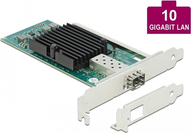 Actual product image Delock PCI Express Card to 1 x SFP+ Slot 10 Gigabit LAN (Ethernet, RJ45)