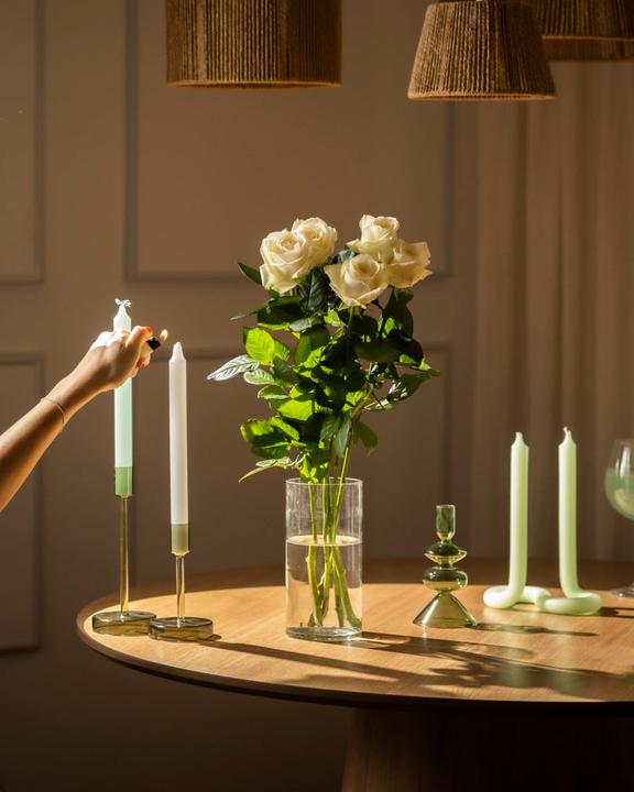 Image du produit feey Roses blanches (Fleurs coupées, 5x)