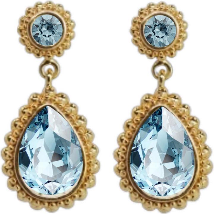 Blu acquamarina, Oro