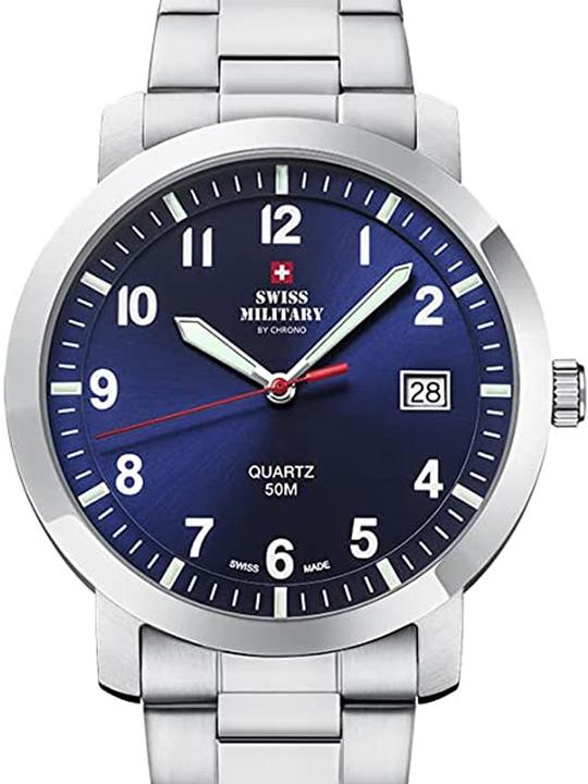 Actual product image Swiss Military SM34083.09 Men's Watch 40mm 5ATM (Analogue wristwatch, 40 mm)