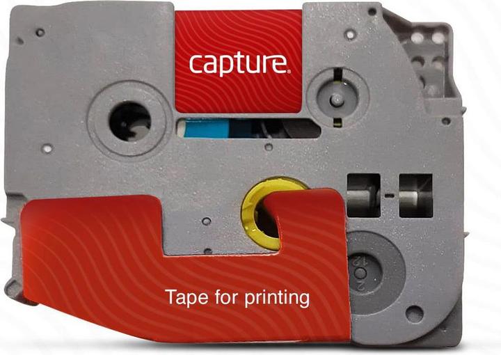 Actual product image Capture Tape Black on Clear 36mm (7.40 cm, Black)