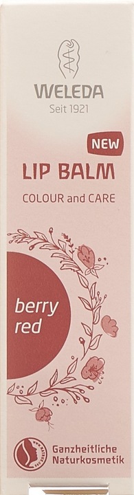 Produktbild Weleda Lip Balm Berry Red (getönte Lippenpflege, 10 ml)