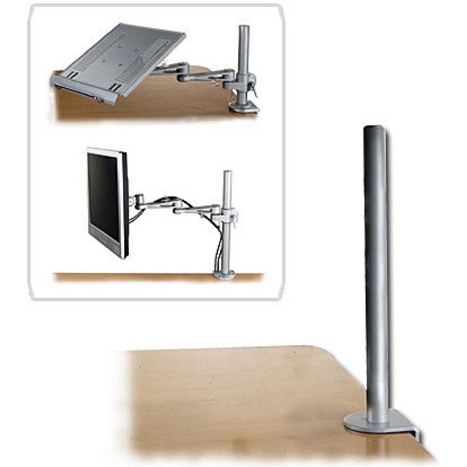 Lindy Tischhalterung Modular (Tisch), Monitor Halterung, Silber